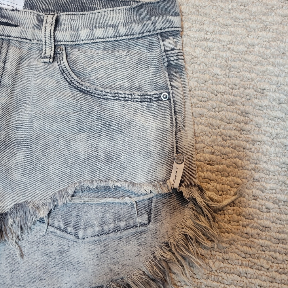 One Teaspoon Black and White Denim